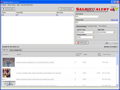 Free SaleHoo Software | Free Wholesale Software 1.4.0 screenshot